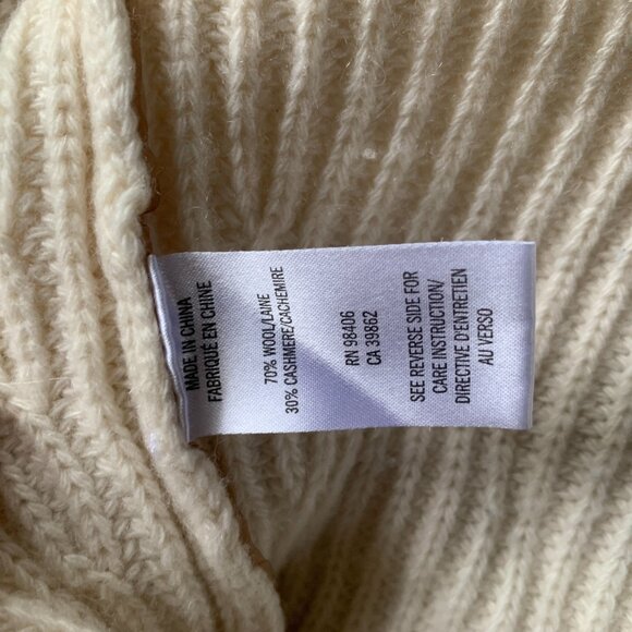 Beautiful THEORY Cashmere & Wool Blend Sweater Size Small - Picture 5 of 8